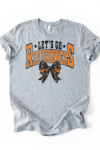 Let's Go Roadrunners Bow Tee