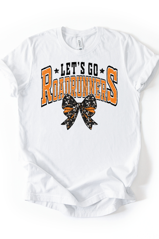 Let's Go Roadrunners Bow Tee