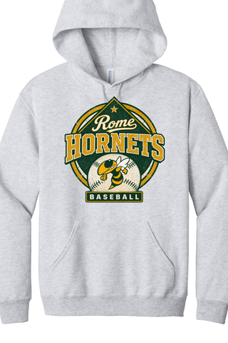 Rome Hornets Baseball Option 1 Jerzees Hoodie