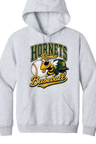 Rome Hornets Baseball Option 2 Jerzees Hoodie