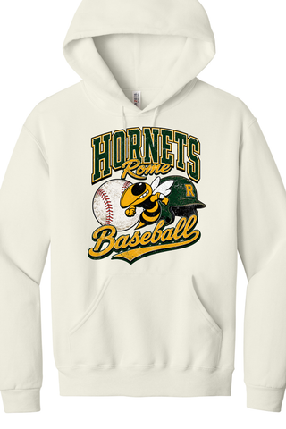 Rome Hornets Baseball Option 2 Jerzees Hoodie