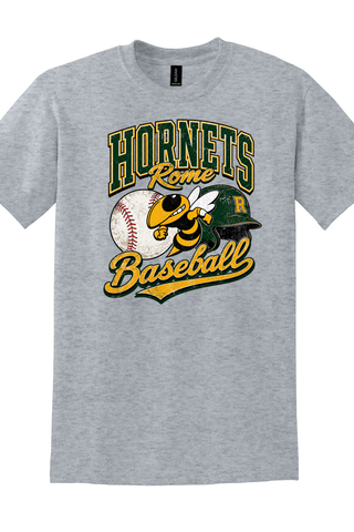 Rome Hornets Baseball Option 2 Gildan Dry Blend Tee