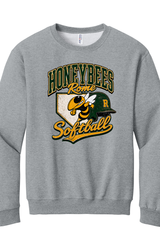 Rome Honeybees Softball Option 2 Jerzees Sweatshirt
