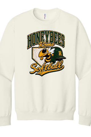 Rome Honeybees Softball Option 2 Jerzees Sweatshirt