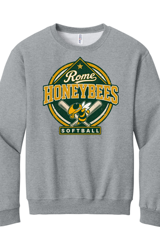 Rome Honeybees Softball Option 1 Jerzees Sweatshirt