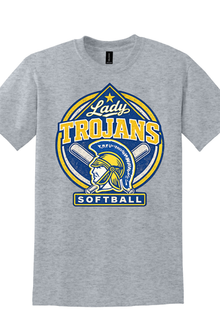 Lady Trojans Softball Option 1 Gildan T-Shirt