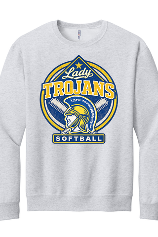 Lady Trojans Softball Option 1 Jerzees Sweatshirt
