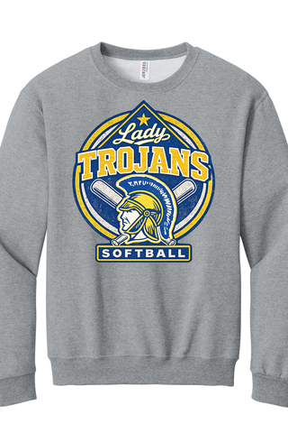 Lady Trojans Softball Option 1 Jerzees Sweatshirt