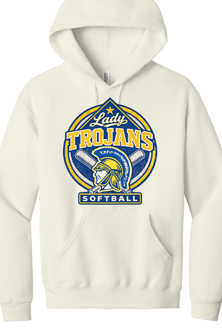 Lady Trojans Softball Option 1 Jerzees Hoodie