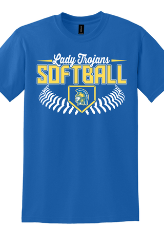 Lady Trojans Softball Option 2 Gildan T-Shirt