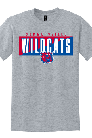 Wildcats Split Color Tee