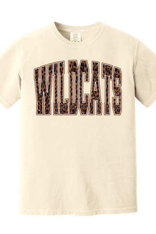 Cheetah Print Wildcats Tee