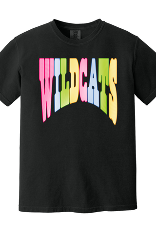 Bright Stripes Wildcats Tee